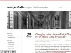 Sites similar to soumyabhatta.wordpress.com