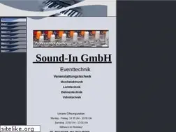 Sites similar to sound-in.de