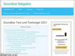 Sites similar to soundbars-ratgeber.de