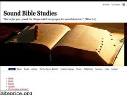 Sites similar to soundbiblestudies.com