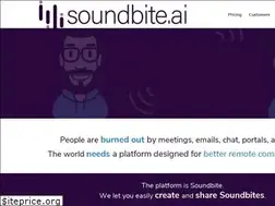 Sites similar to soundbite.ai