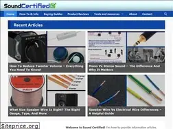 Sites similar to soundcertified.com