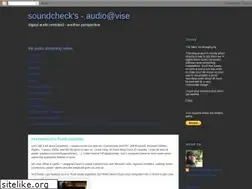 Sites similar to soundcheck-audio.blogspot.com