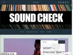 Sites similar to soundcheck.blog
