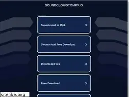 Sites similar to soundcloudtomp3.io