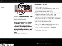 Sites similar to sounddesigners.org