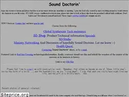 Sites similar to sounddoctorin.com