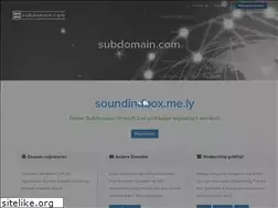 Sites similar to soundindbox.me.ly