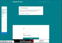 Sites similar to soundoftext.com