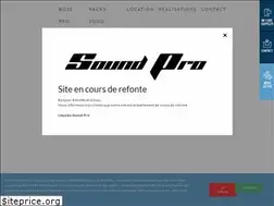 Sites similar to soundpro.fr