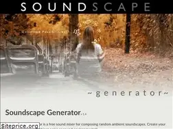 Sites similar to soundscapegenerator.com