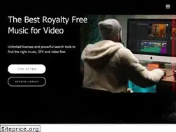 Sites similar to soundstripe.com