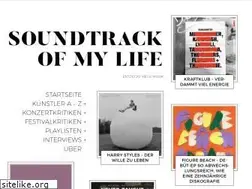 Sites similar to soundtrack-of-my-life.com