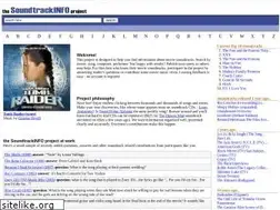 Sites similar to soundtrackinfo.com