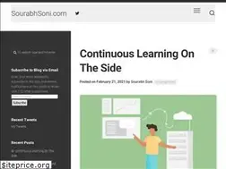 Sites similar to sourabhsoni.com