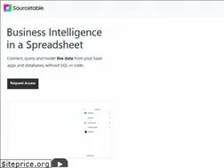 Sites similar to sourcetable.com