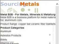 Sites similar to sourcingmetals.com
