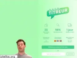 Sites similar to soustitreur.com
