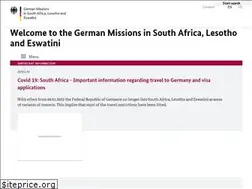 Sites similar to southafrica.diplo.de