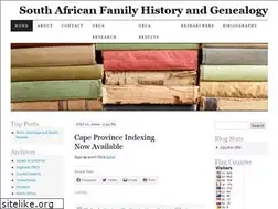 Sites similar to southafricanfamilyhistory.wordpress.com