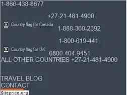 Sites similar to southafricatravel.com