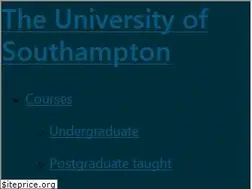 Sites similar to southampton.ac.uk
