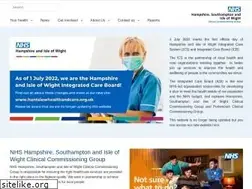 Sites similar to southamptoncityccg.nhs.uk