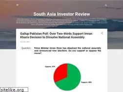 Sites similar to southasiainvestor.com