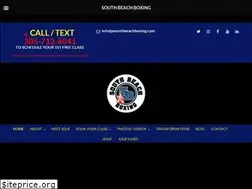 Sites similar to southbeachboxing.com