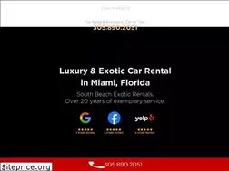 Sites similar to southbeachexoticrentals.com
