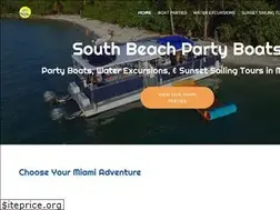 Sites similar to southbeachpartyboats.com