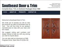 Sites similar to southeastdoorandtrim.com