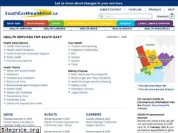 Sites similar to southeasthealthline.ca