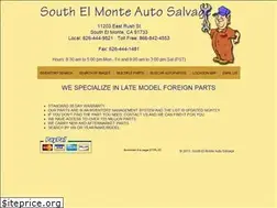 Sites similar to southelmonteautosalvage.com