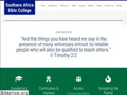 Sites similar to southernafricabiblecollege.org