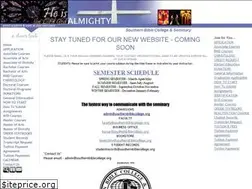 Sites similar to southernbiblecollege.org