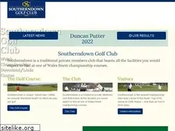 Sites similar to southerndowngolfclub.com