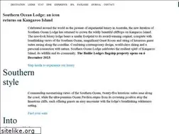 Sites similar to southernoceanlodge.com.au