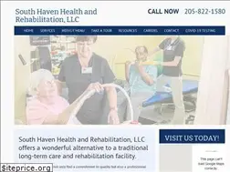 Sites similar to southhavenhealthandrehab.com