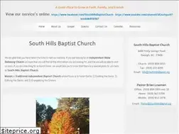 Sites similar to southhillsbaptist.org