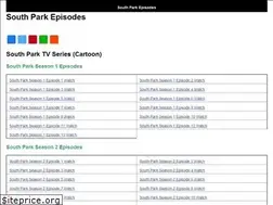 Sites similar to southparkepisode.com