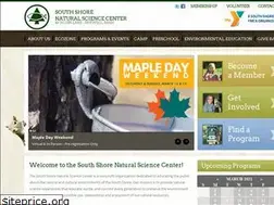 Sites similar to southshorenaturalsciencecenter.org