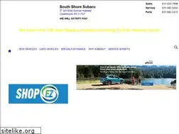 Sites similar to southshoresubaru.com