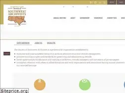 Sites similar to southwestarchivists.org