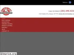 Sites similar to southwestexterminating.com