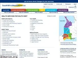 Sites similar to southwesthealthline.ca
