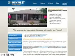 Sites similar to southwestsunscreens.com