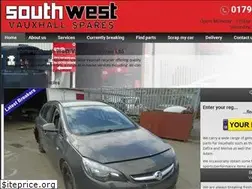 Sites similar to southwestvauxhallspares.co.uk