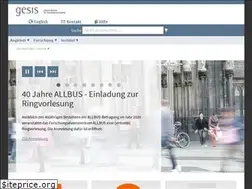 Sites similar to sowiport.gesis.org