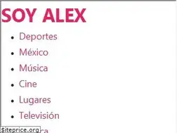 Sites similar to soyalex.com